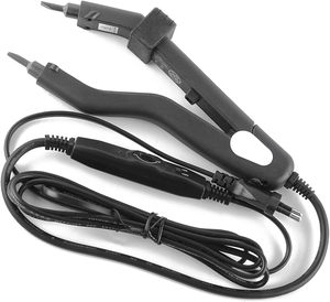 Kit professionnel d'outils de lissage pour extensions de cheveux <span class=keywords><strong>à</strong></span> la kératine avec fer <span class=keywords><strong>à</strong></span> température réglable pour la fusion de la colle, pointes C/U/I/plates - Product Image 1
