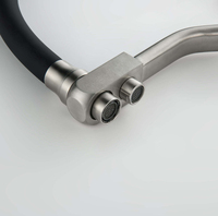 Robinet de cuisine à 3 fonctions avec eau chaude froide et filtre de purification Pivotant à 360 ° Conception sans plomb Installation facile