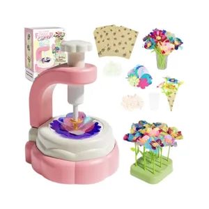 Jumon DIY Hand Embossing Machine Flower DIY Flowers Girls Birthday Building Block Flower Toy for Girl Weekend Gift JSD-8 - Product Image 3