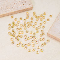 Perles en or 9 carats en gros pour la fabrication de bijoux DIY