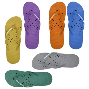 Quick Dry Shower <b>Flip</b> <b>Flops</b> Massage Sole Bathroom <b>Slippers</b> Non Slip Soft EVA Beach Sandals <b>For</b> <b>Men</b> Women Custom - Product Image 1
