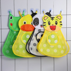 Bolsa de Almacenamiento para Baño de Niños, Colgante, con Ventosas, de PVC y Malla de Poliéster, Portátil, para Juguetes de Baño y Artículos Diversos - Product Image 1