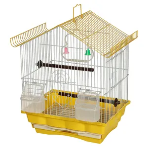 Cage à oiseaux, nouveaux produits en aluminium, design unique, 100% Non toxique, avec revêtement en poudre, maison