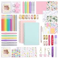 Paket 2 Buah Jurnal & Buku Tempel Plastik Mega Kustom untuk Remaja Putri Usia 8-14 Tahun Set Kerajinan Seni Kreatif-Hadiah Hari Ibu
