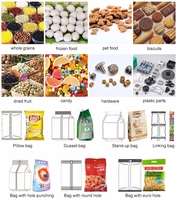 Camecho — sac Vertical automatique Doypack 1kg, sucre, orange, graines de tournesol, granulés, pop-corn, fromage, thé, feuille, appareil d'emballage chaîne chiffon