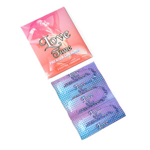 Préservatifs en latex à pois multi-saveurs de haute qualité, 3 pièces, format portefeuille, pour distribution mondiale – Approvisionnement direct usine - Product Image 4