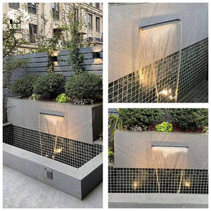 Cascade artificielle <span class=keywords><strong>d</strong></span>'extérieur Mur rideau Écran <span class=keywords><strong>d</strong></span>'<span class=keywords><strong>eau</strong></span> <span class=keywords><strong>Lame</strong></span> <span class=keywords><strong>d</strong></span>'<span class=keywords><strong>eau</strong></span> en acier inoxydable <span class=keywords><strong>Fontaine</strong></span> cascade <span class=keywords><strong>pour</strong></span> piscines - Product Image 6