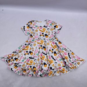 Robes de fête d'Halloween 2022 pour filles, robes tourbillonnantes à lanterne citrouille pour bébés et tout-petits, vente en gros de robes pour enfants - Product Image 3