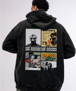 Evertop Custom Logo 420 Gsm Vintage Washed Men Hoody 100% Cotton Hoodie Blank Oversized - Product Image 3