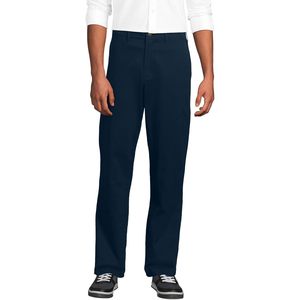 Pantalones Chinos Clásicos para Hombre, Corte Ajustado, 100% Algodón, Antiarrugas, Pierna Recta, Tela Oxford, Bolsillos Laterales - Product Image 1