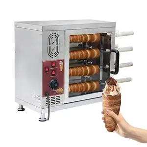 Populaire Snackmachine Elektrische Automatische Bakschoorsteen Cake Oven Roestvrij Staal Elektrische Chimeny Bakkerij Cake Oven