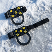 YTD-035 Accessoires de sport d'hiver à fixation rapide, crampons antidérapants en TPE et acier inoxydable