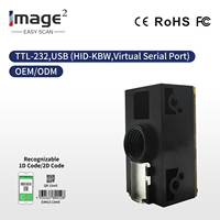 Escáner de Código de Barras Industrial Image M3012F, Lector de Códigos QR 1D/2D, Interfaz USB COM, Sensor CMOS, 200 Lecturas/Seg
