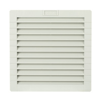 Pour armoire électrique CONTROL IP55 étanche à la poussière 94v-0 assemblage sans outil Maintenance Ventilation ventilateur d'air filtre persienne