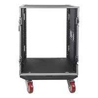 Fabricant chinois Support OEM Aluminium pro 14U vol spatial DJ Rack Road Case avec table de travail