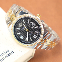 Montre homme YuSa1440, nouvelle montre à quartz classique avec double calendrier, date, semaine, aiguilles lumineuses, bracelet en acier inoxydable, montre-bracelet pour homme d'affaires