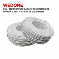 Kabel Tembaga Bebas Oksigen Suhu Tinggi WEDONE 500C dengan Isolasi Mika dan Jalinan Serat Kaca 450/750V untuk Tungku Industri