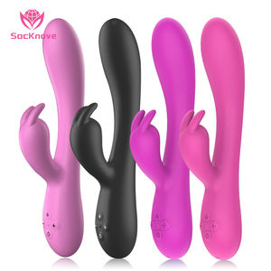 Sacknove Intelligente Automatische Verwarming Usb Oplaadbare 16 Speed Siliconen Clitoris G Spot Thuring Konijn Vibrator Seksspeeltjes - Product Image 1