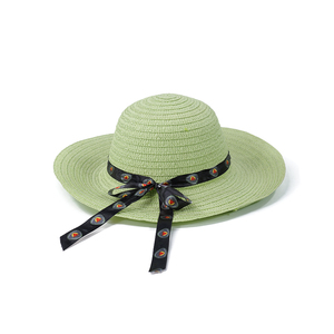 Promotion Direct Usine Dernier Cri Visières Tendance en Paille Naturelle Imprimées Sérigraphiées pour l'Été en Extérieur avec Logo Enfants et Adultes - Product Image 3