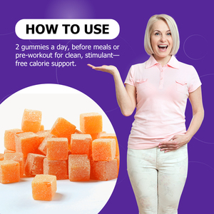 High Quality Herbal Slim Burn Metabolism Gummies Appetite Suppression Weight Loss Gummies Reduce Cravings Carb Absorption - Product Image 5