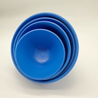 Bol de mélange en silicone antiadhésif et facile à nettoyer pour matériaux d'empreinte en plâtre de gypse, vente en gros pour grossistes et distributeurs