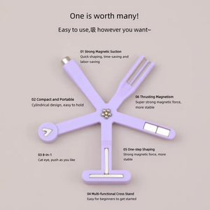 Nouveau ! Outil magnétique 8-en-1 pour nail art en forme <span class=keywords><strong>d</strong></span>'étoile de mer, force magnétique puissante, pierre magnétique multifonctionnelle fantaisie, vente en gros. - Product Image 5