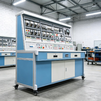 Banc d'entraînement complet en métal pour électriciens, simulateur de maintenance électrique et d'éclairage pour usage en classe scolaire