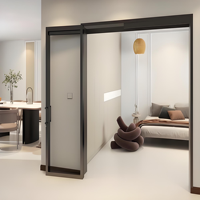Portes coulissantes et pliantes en verre double vitrage étanche pour patio, modèle PT