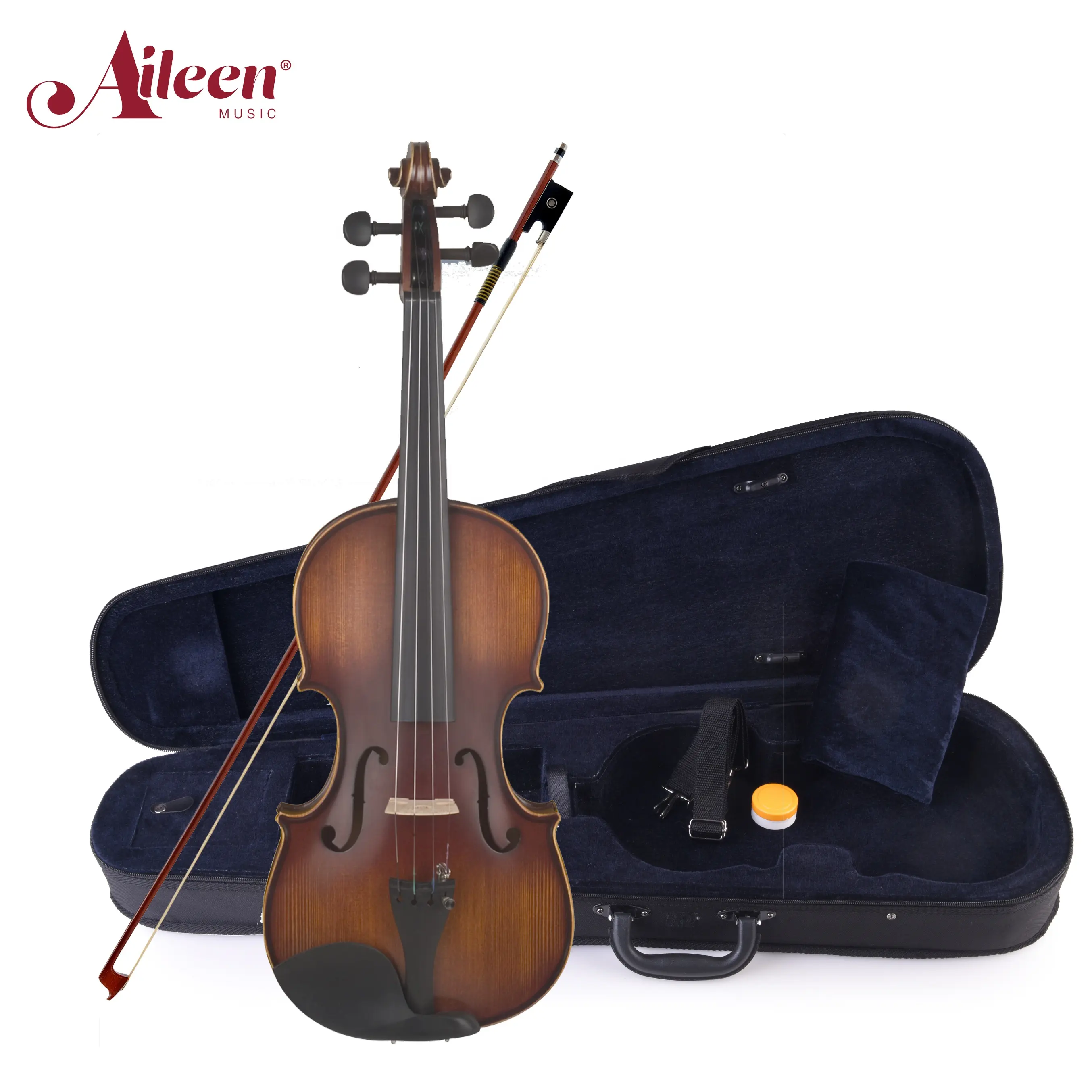 AileenMusic затененные атласные скрипки с лаком для начинающих (VG102B)