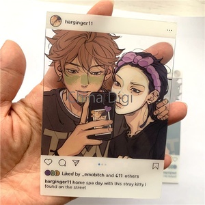 Invitation de mariage K-pop choses en plastique transparent carte décoration Kpop - Product Image 2