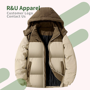 <span class=keywords><strong>Manteau</strong></span> d'<span class=keywords><strong>hiver</strong></span> chaud, confortable et élégant, doudoune épaisse pour l'extérieur, veste matelassée à capuche personnalisée pour homme - Product Image 2