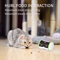 Smart Little Puffer APP Télécommande Distributeur de nourriture pour animaux de compagnie Intelligent Pet Dogs And Cats Interactive Robot Toy