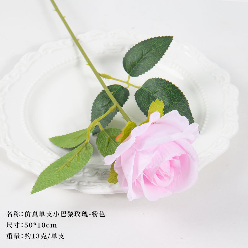 Artificial Little Paris Rose - Pink