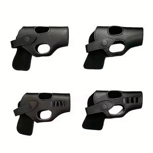 Étui de ceinture tactique en cuir pour droitier, petit format, à dégagement rapide, pour port OWB, accessoire de chasse pour les modèles 64/77/92 - Product Image 6