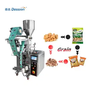 Mesin Kemasan Makanan Ringan Otomatis, 50G-500G Kacang Campuran/Granule Bumbu/Gula Sachet