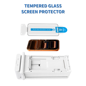 Protection d'écran universelle en verre trempé pour machine d'application automatique, confidentialité HD, couverture intégrale AR, 9H, antistatique, OEM - Product Image 2
