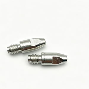 Punta de Soldadura Plateada de Alta Resistencia, Rosca M8, Diámetro de Alambre de 1.2, 1.4, 1.6 mm, Punta de Contacto de 30 mm de Longitud para Antorcha de Soldadura <span class=keywords><strong>MIG</strong></span> - Product Image 1