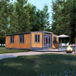 Garantie de satisfaction Expédition de luxe 20 pieds nouveau <span class=keywords><strong>produit</strong></span> Fournisseur doré Maison mobile pliable Maison en conteneur préfabriquée - Product Image 2