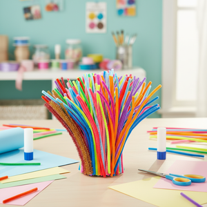 Décorations de luxe créatives, bâtonnets de nettoyage en chenille colorés, bâtonnets torsadés tendance, 30 cm, décoration éducative pour enfants, bricolage, décoration de <span class=keywords><strong>mariage</strong></span> - Product Image 3