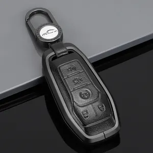 B2 공장 사용자 정의 알루미늄 합금 자동차 키 케이스 포드 머스탱 가장자리 탐색기 퓨전 Mondeo 토러스 F-150 F-450