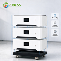 Sistem Baterai LiFePO4 Modular 15kWh 51.2V Smart BMS Kompatibel Multi-Inverter CE IEC62619 UN38.3