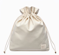 Sacs à cordon en toile recyclée de coton écologique de taille personnalisée