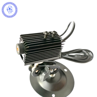 Module laser vert DC 5V 520nm 5mw, point focal réglable avec adaptateur et support