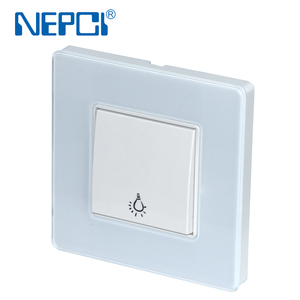 Interruptor de Pared de Vidrio Templado Estándar Europeo NEPCI XJY-QB-07-100 250V/10A, Interruptor Basculante de Montaje Empotrado de <span class=keywords><strong>2</strong></span> Gangs y Control Único - Product Image 3