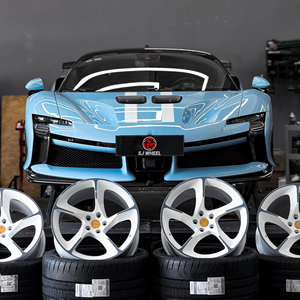 Rueda de Aleación de Lujo SJ Multi-Spoke 18x8 5x112 PCD para <span class=keywords><strong>BMW</strong></span> Serie 3, Mercedes Clase C, Audi A4, Sedanes Premium - Product Image 4