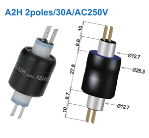 Anillo Coletor de Mercurio Asiantool A2H A3H A4H A6H A8H, Conector Eléctrico Giratorio, Anillo Coletor Conductivo - Product Image 3