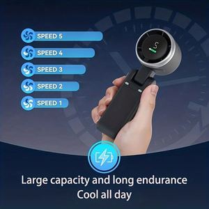 Portable Handheld 5 13550Rpm High Speed Brushless Motor Foldable <b>Usb</b>-C Rechargeable <b>Mini</b> <b>Fan</b> for Travel - Product Image 4