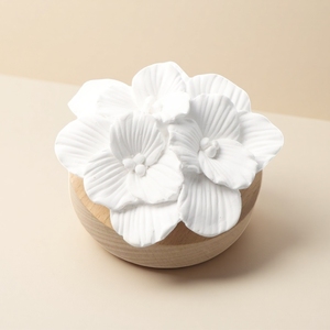 Difusor de flores de yeso perfumado en stock, piedra aromática decorativa, fragancia de Perfume, piedra de aceite esencial, ambientador para el hogar - Product Image 3