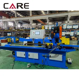 เซอร์โวอัตโนมัติ Cnc เครื่องตัดโปรไฟล์ท่อด้วยความแม่นยำในการให้อาหารสูง