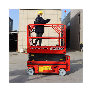 Plataforma Elevadora Eléctrica Ever Star de 6-14 Metros, Plataforma Hidráulica para Trabajos en Altura, Uso en Construcción en Exteriores - Product Image 1